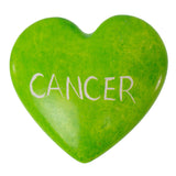 Zodiac Soapstone Hearts, Pack of 5: CANCER