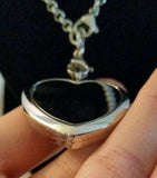 Heart Celtic Cross Rhinestone Essential Oil Diffusing Locket