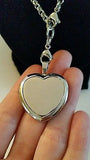 Heart Lotus Rhinestone Essential Oil Diffusing Locket