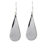Abalone & Turquoise Striped Teardrop Earrings