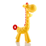Giraffe Baby Teether Natural & Organic BPA-Free Silicone for Infant Teething Relief | Freezable and Dishwasher-Safe | Cute Chew Toys for Boys, Girls, Babies, Toddlers, Newborn
