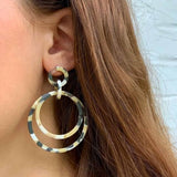 Earrings: Acetate and Stainless Steel 1 - Starfish Project