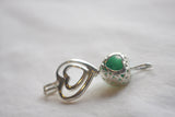 Sterling Silver Double Hearts