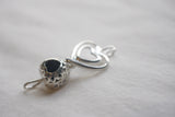 Sterling Silver Double Hearts