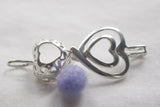 Sterling Silver Double Hearts