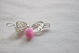 Sterling Silver Double Hearts