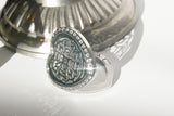 Heart Celtic Cross Rhinestone Essential Oil Diffusing Locket