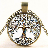Vintage Inspired Tree of Life Bronze Pendant