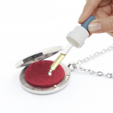Aromatherapy Retractable Lanyard ID Badge Holder