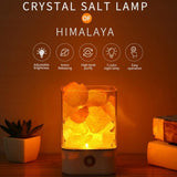 Led Color Changing Purifying Himalayan Salt Lamp Black /White Portable Lamp