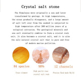 Led Color Changing Purifying Himalayan Salt Lamp Black /White Portable Lamp